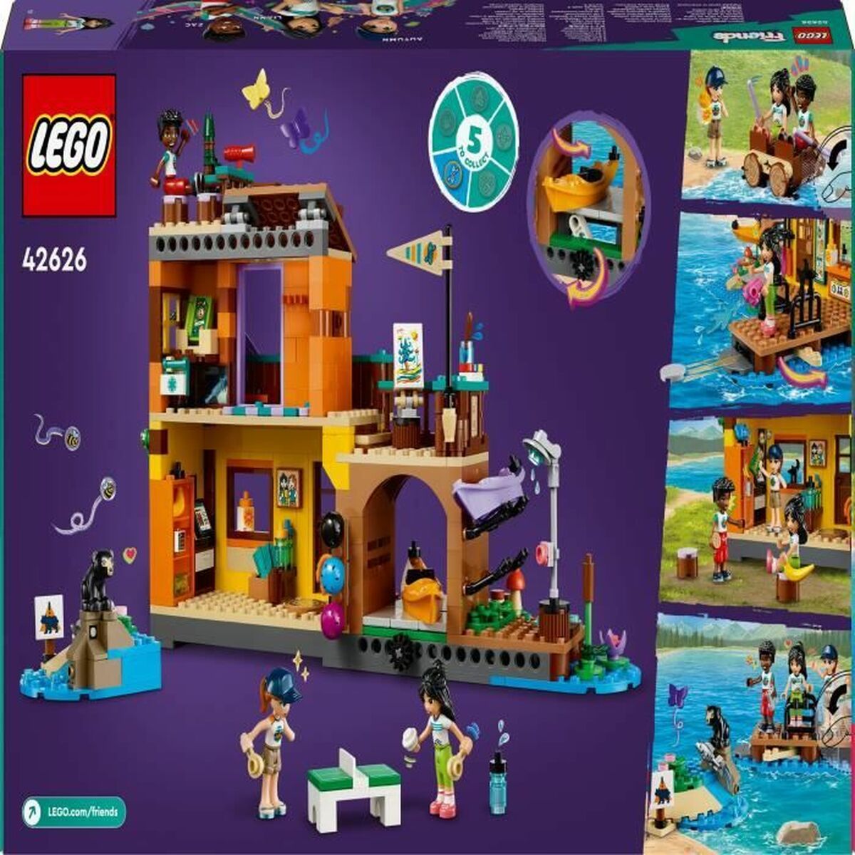 Juego de Construcción Lego 42626 Water Sports Adventure Base Multicolor
