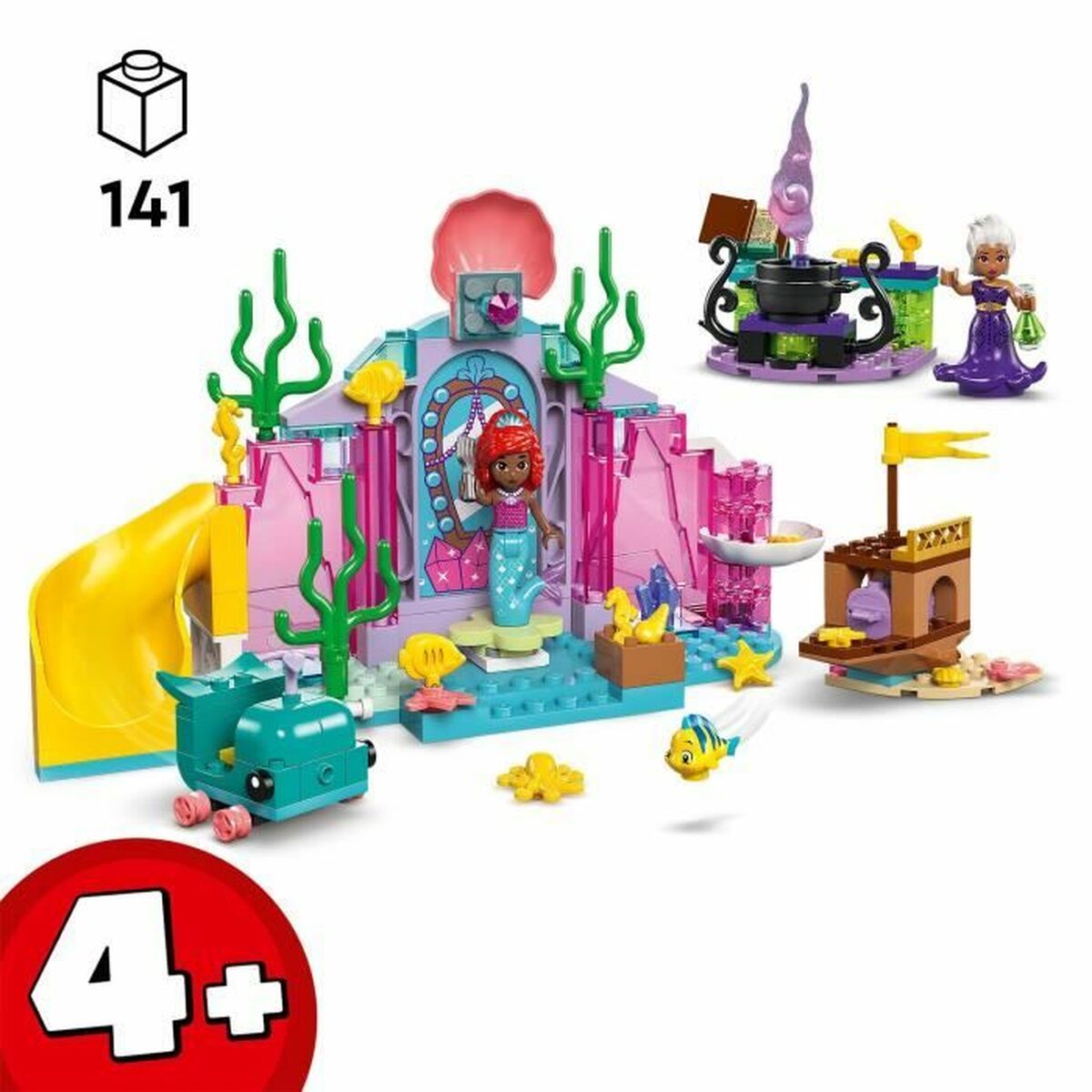 Juego de Construcción Lego Disney Princess 43254  Ariel's Crystal Cave Multicolor 141 Piezas