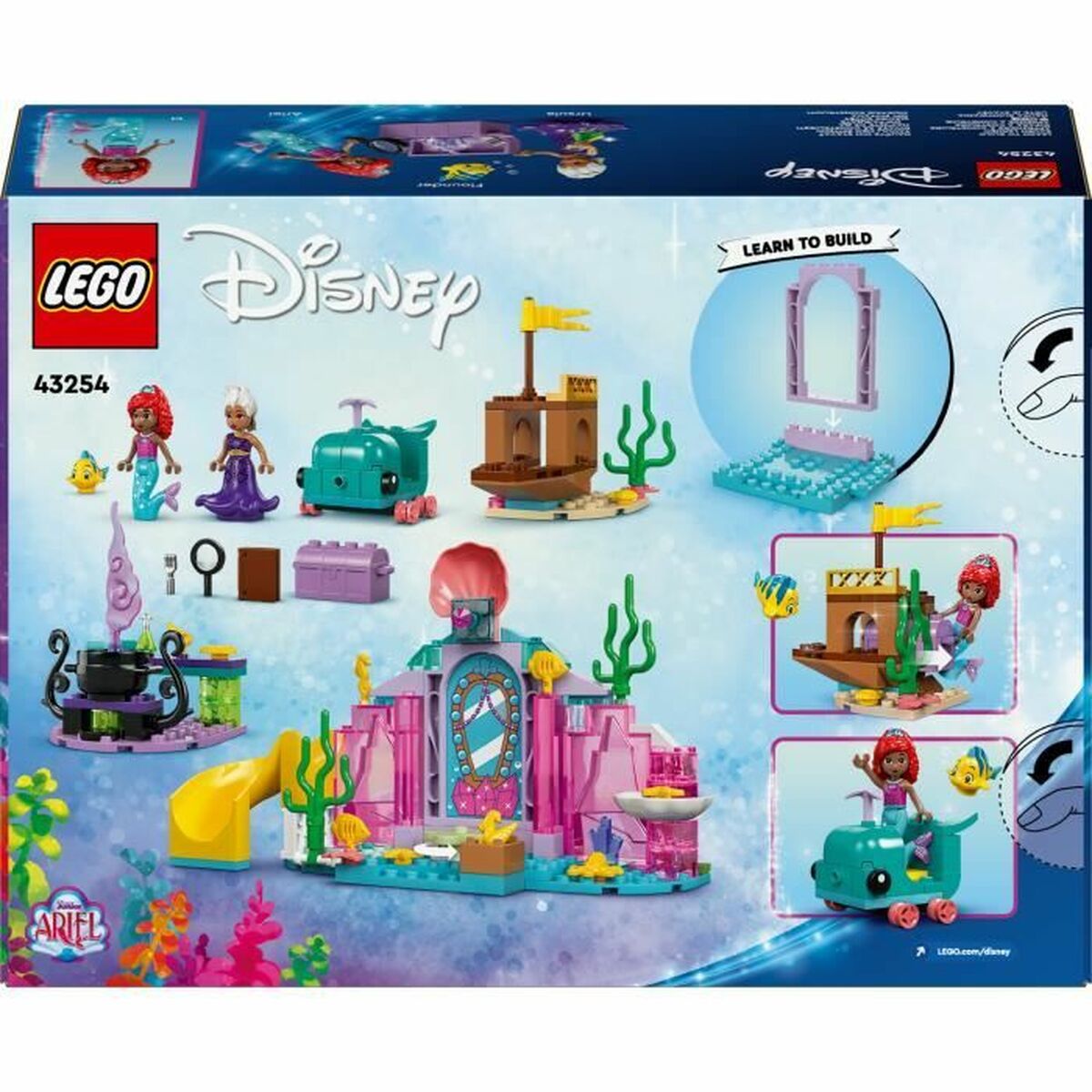 Juego de Construcción Lego Disney Princess 43254  Ariel's Crystal Cave Multicolor 141 Piezas