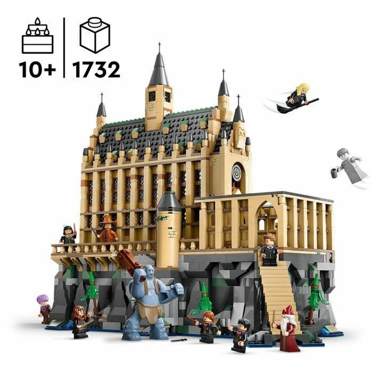 Juego de Construcción Lego 76435 Hogwarts Castle: Great Hall Multicolor 1732 Piezas