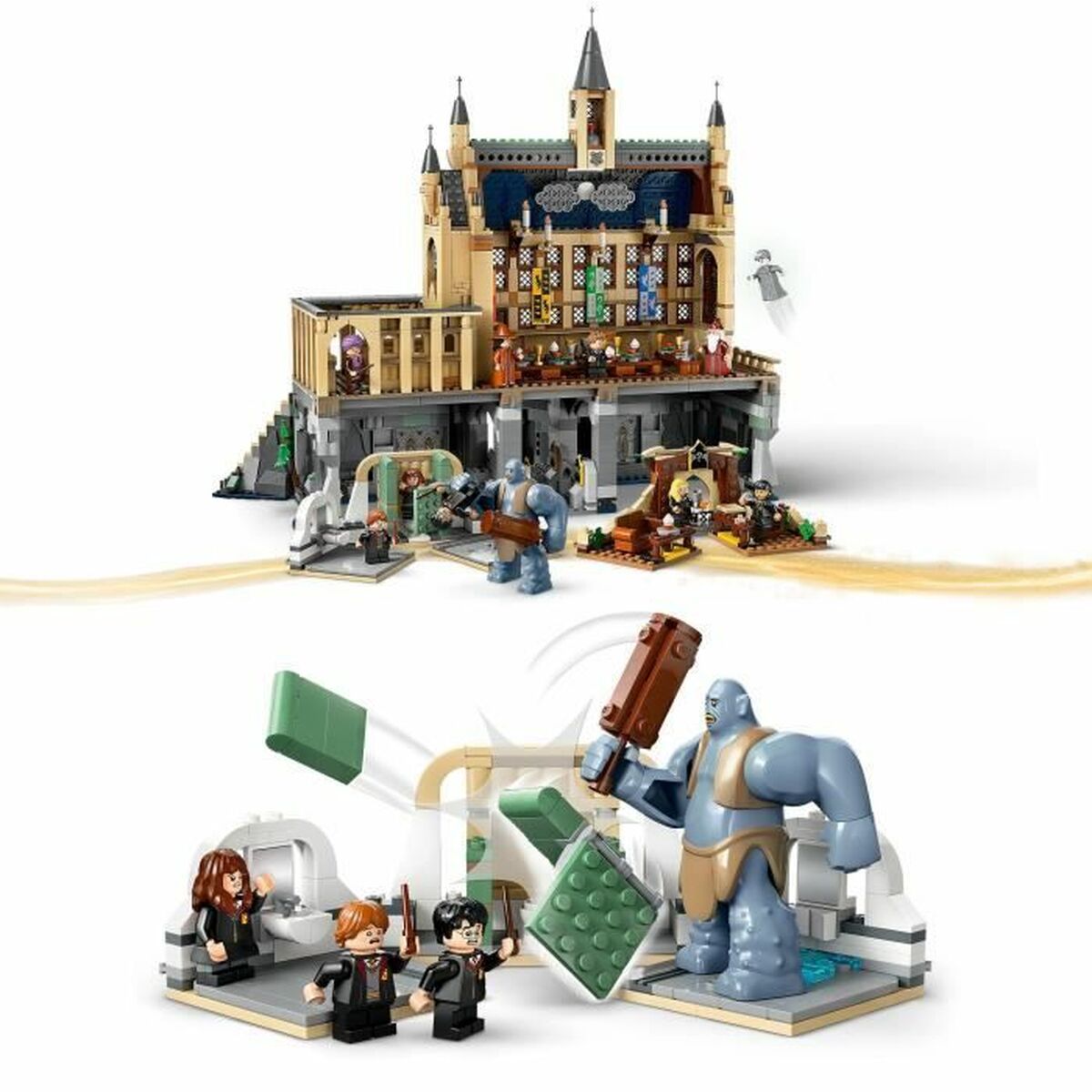 Juego de Construcción Lego 76435 Hogwarts Castle: Great Hall Multicolor 1732 Piezas