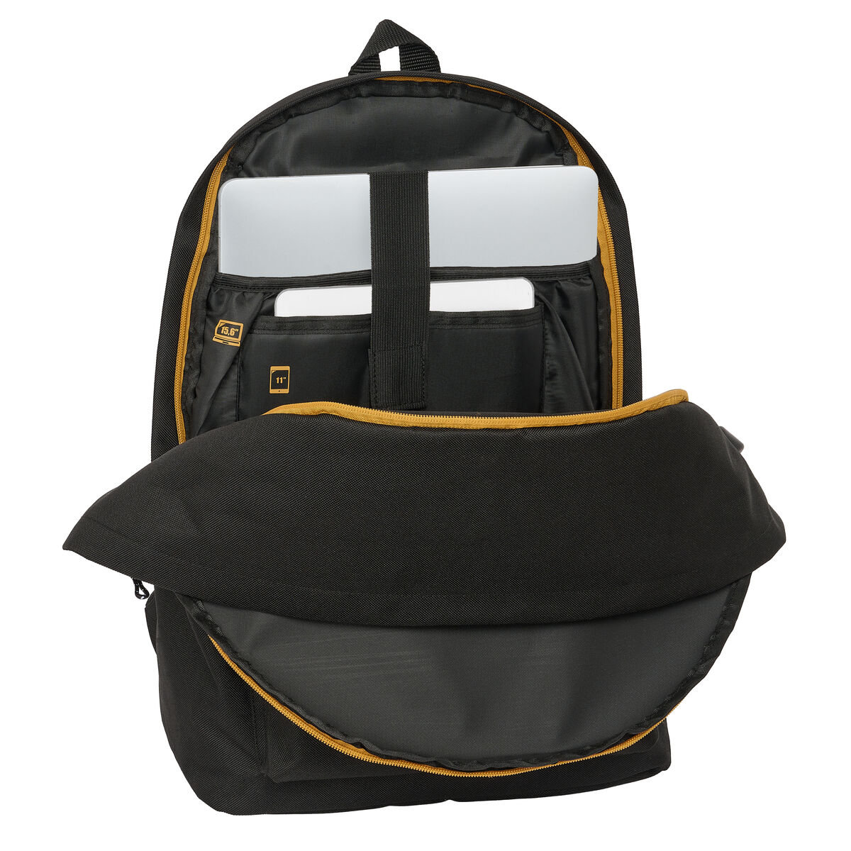 Mochila para Portátil Kings League KINGS LEAGUE "ULTIMATE MÓSTOLES" Negro 31 x 44 x 18 cm