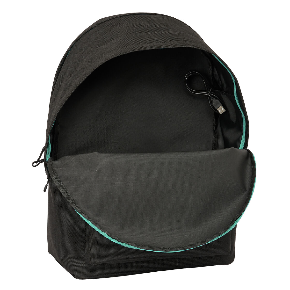 Mochila para Portátil Kings League KINGS LEAGUE "EL BARRIO" Negro 31 x 44 x 18 cm