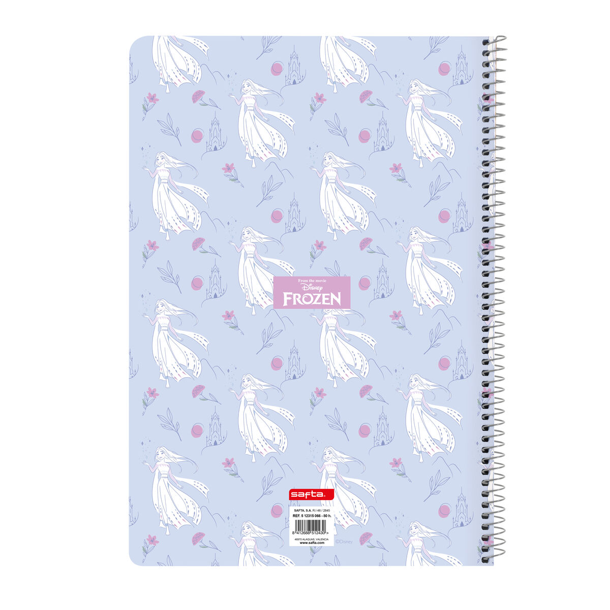 Libreta de Anillas Frozen Believe Lila 21,5 x 31 x 1 cm