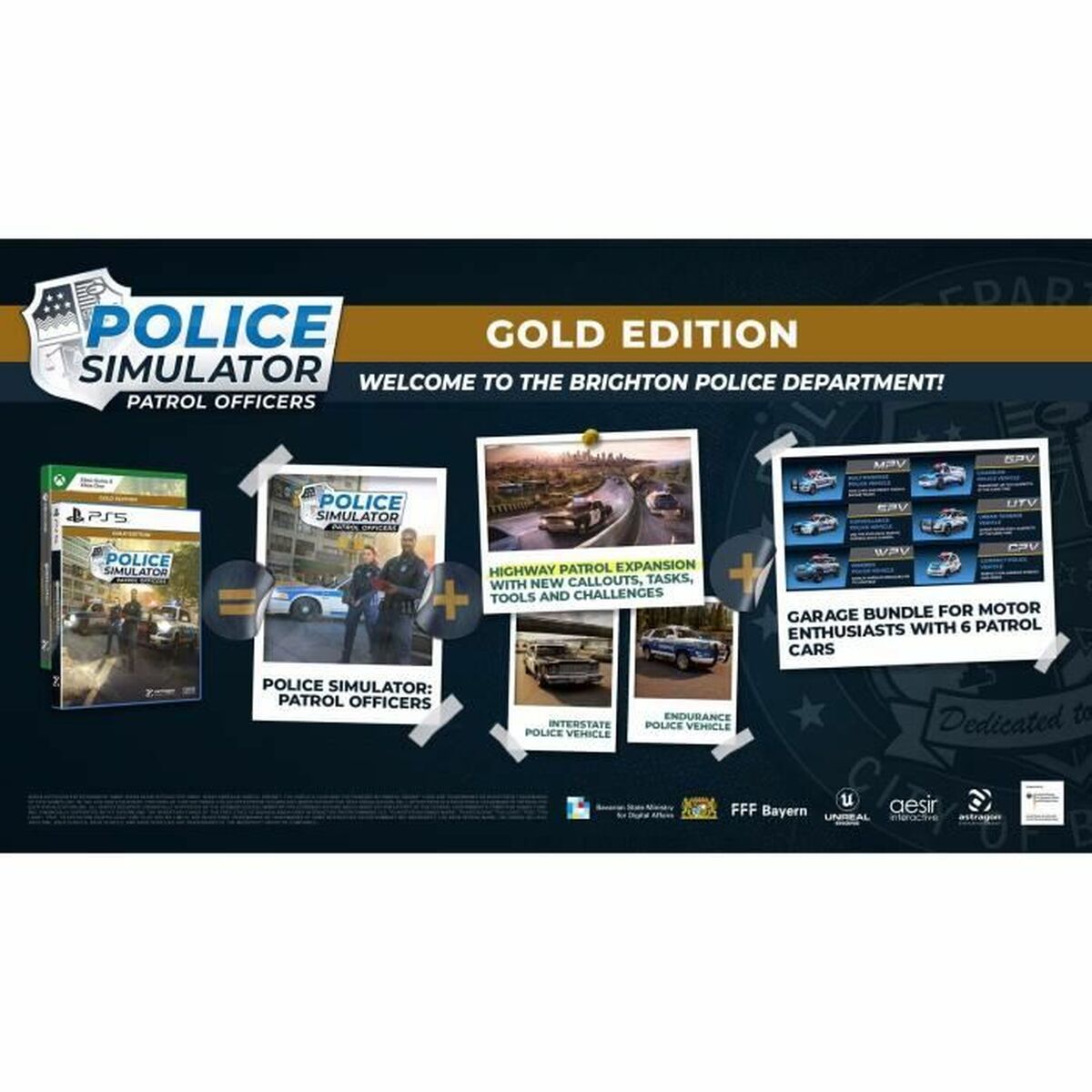 Videojuego PlayStation 5 Microids Police Simulator: Patrol Officers - Gold Edition