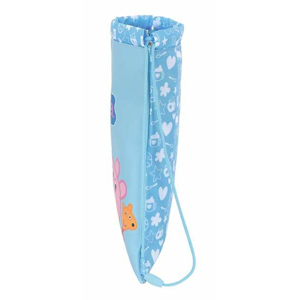 Bolsa Mochila con Cuerdas Peppa Pig Azul claro 26 x 34 x 1 cm
