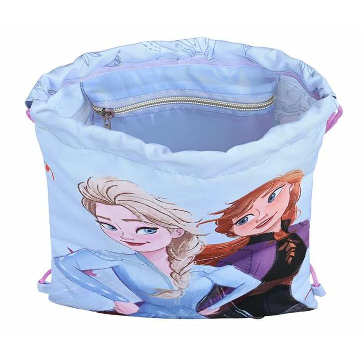 Bolsa Mochila con Cuerdas Frozen Believe Lila 26 x 34 x 1 cm