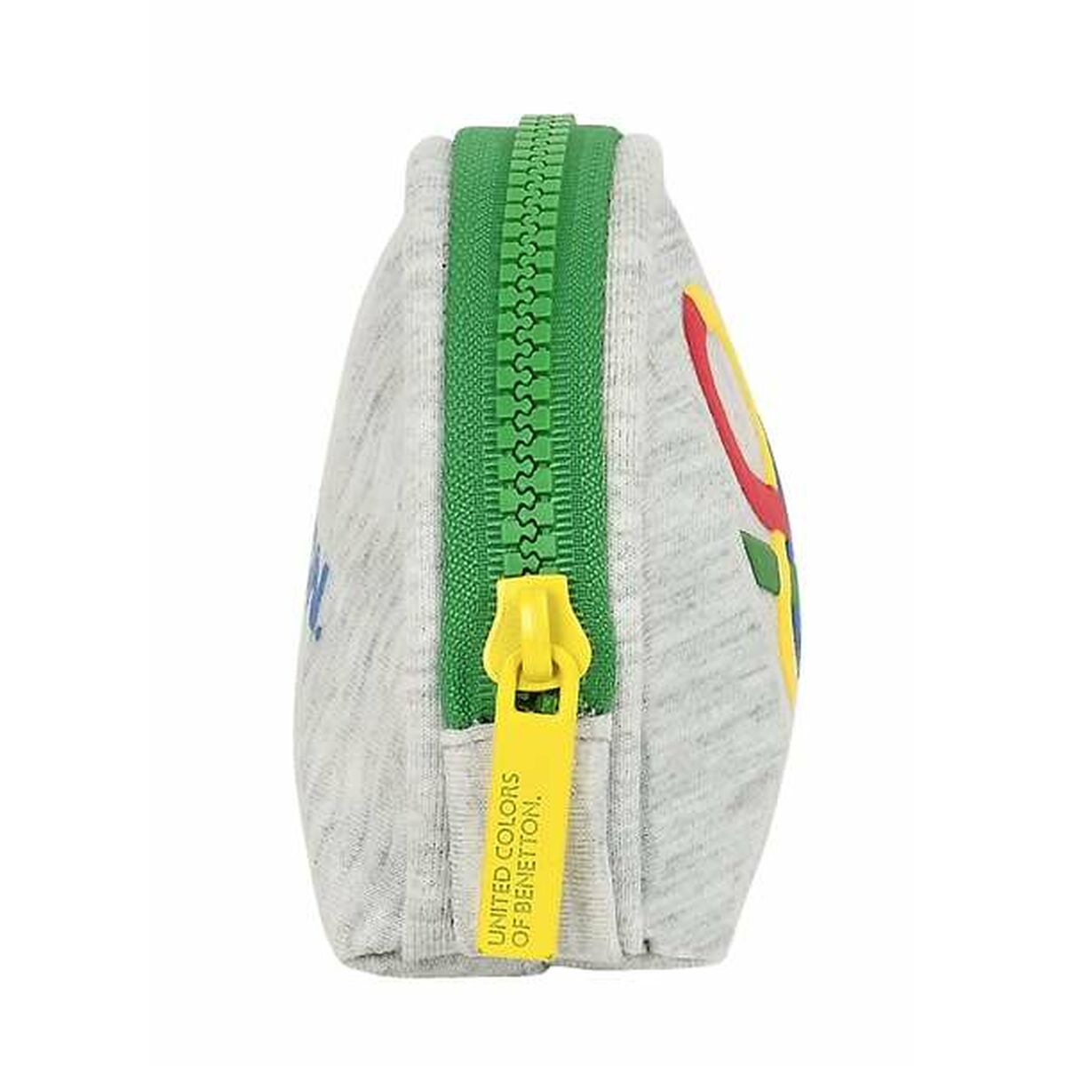 Monedero Benetton Pop Gris 9,5 x 7 x 3 cm