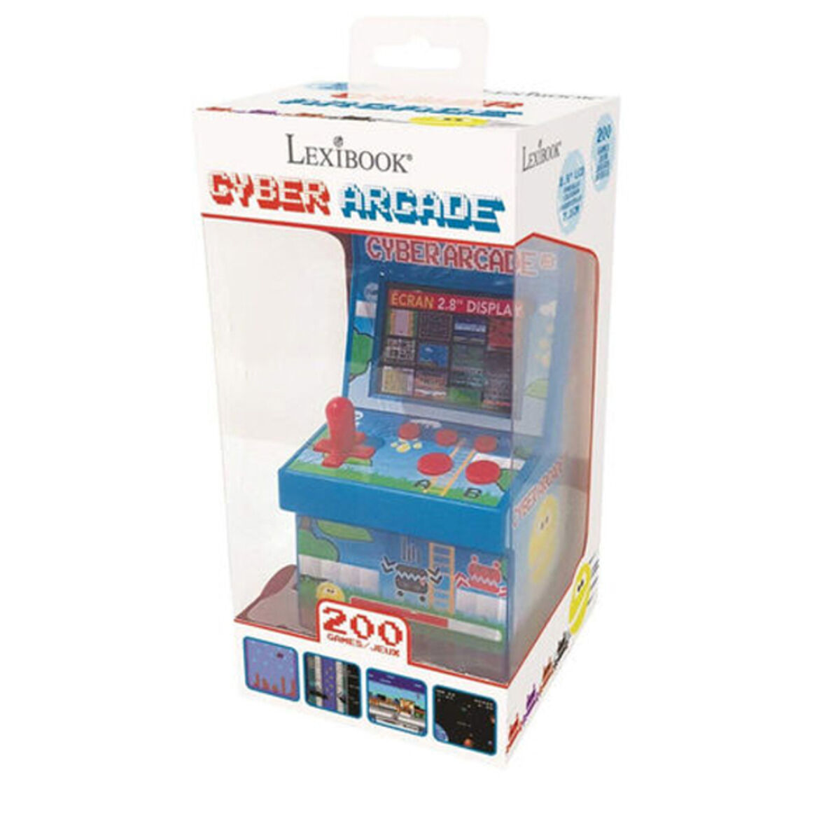 Consola Cyber Arcade 200 Games Lexibook JL2940 LCD 2,5"