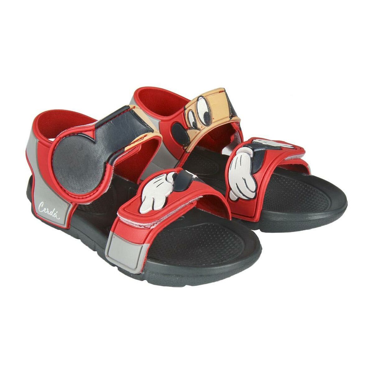Sandalias Infantiles Mickey Mouse Rojo