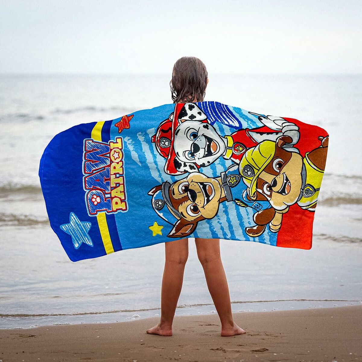 Toalla de Playa The Paw Patrol Azul 27 x 33 x 7 cm 3 Piezas