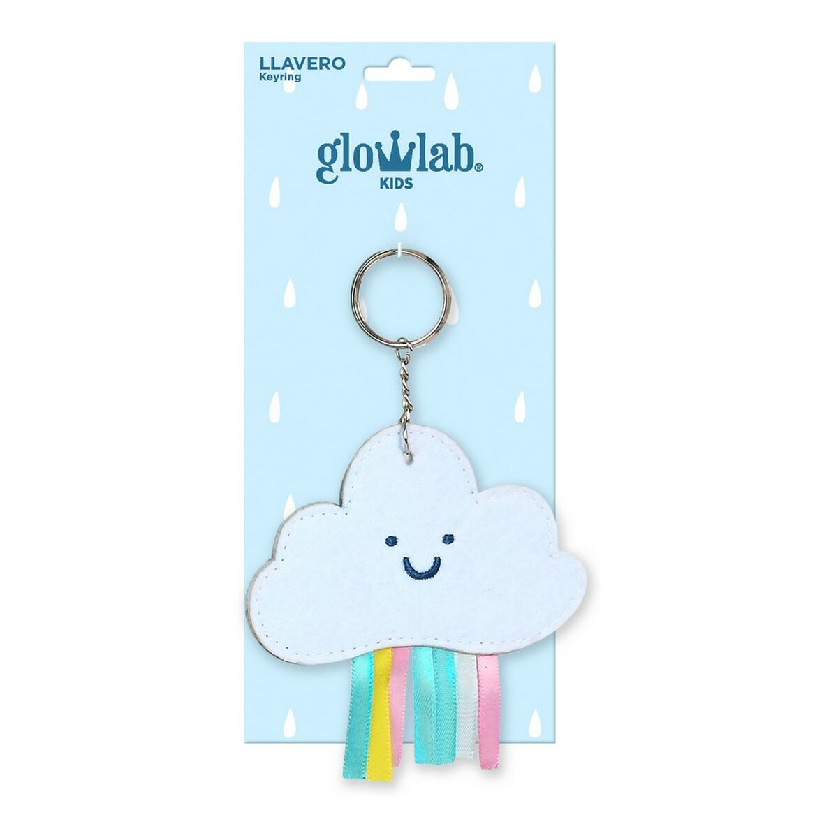 Llavero Glowlab Kids Cloud Azul