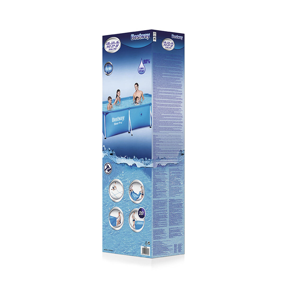 Piscina Desmontable Bestway 300 x 201 x 66 cm 201 x 300 x 66 cm