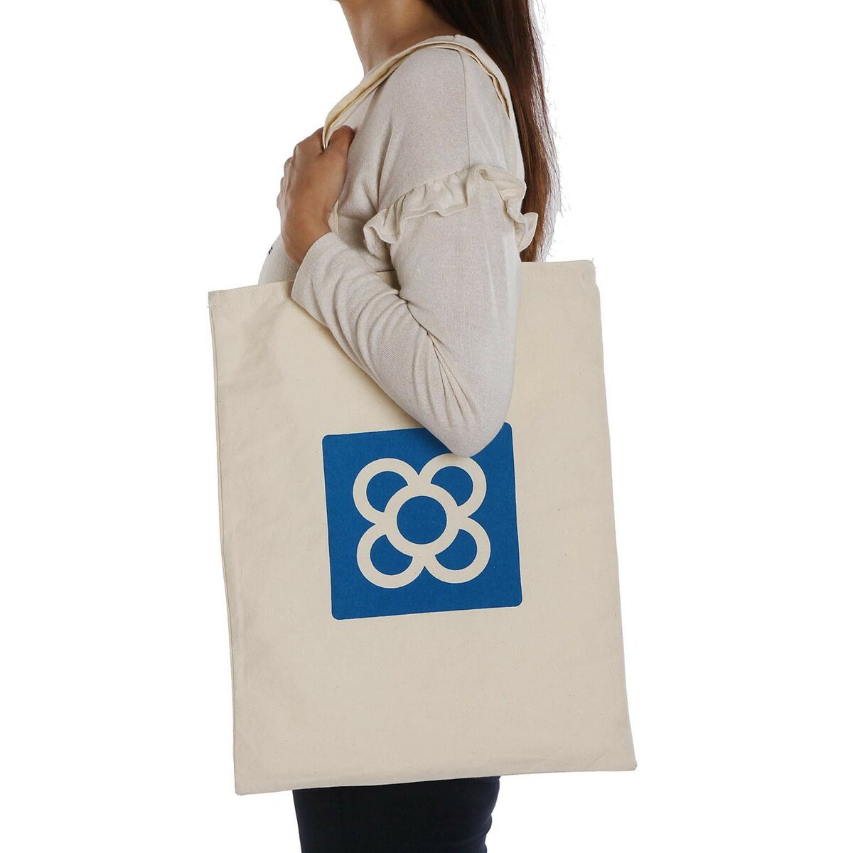 Bolsa de Compras Versa Azul 36 x 48 x 36 cm