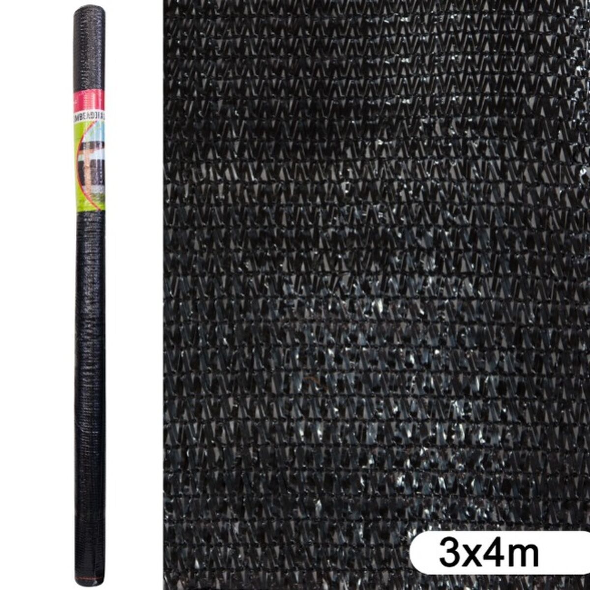 Malla de Ocultación Mallas Negro 1 x 400 x 300 cm 90 %