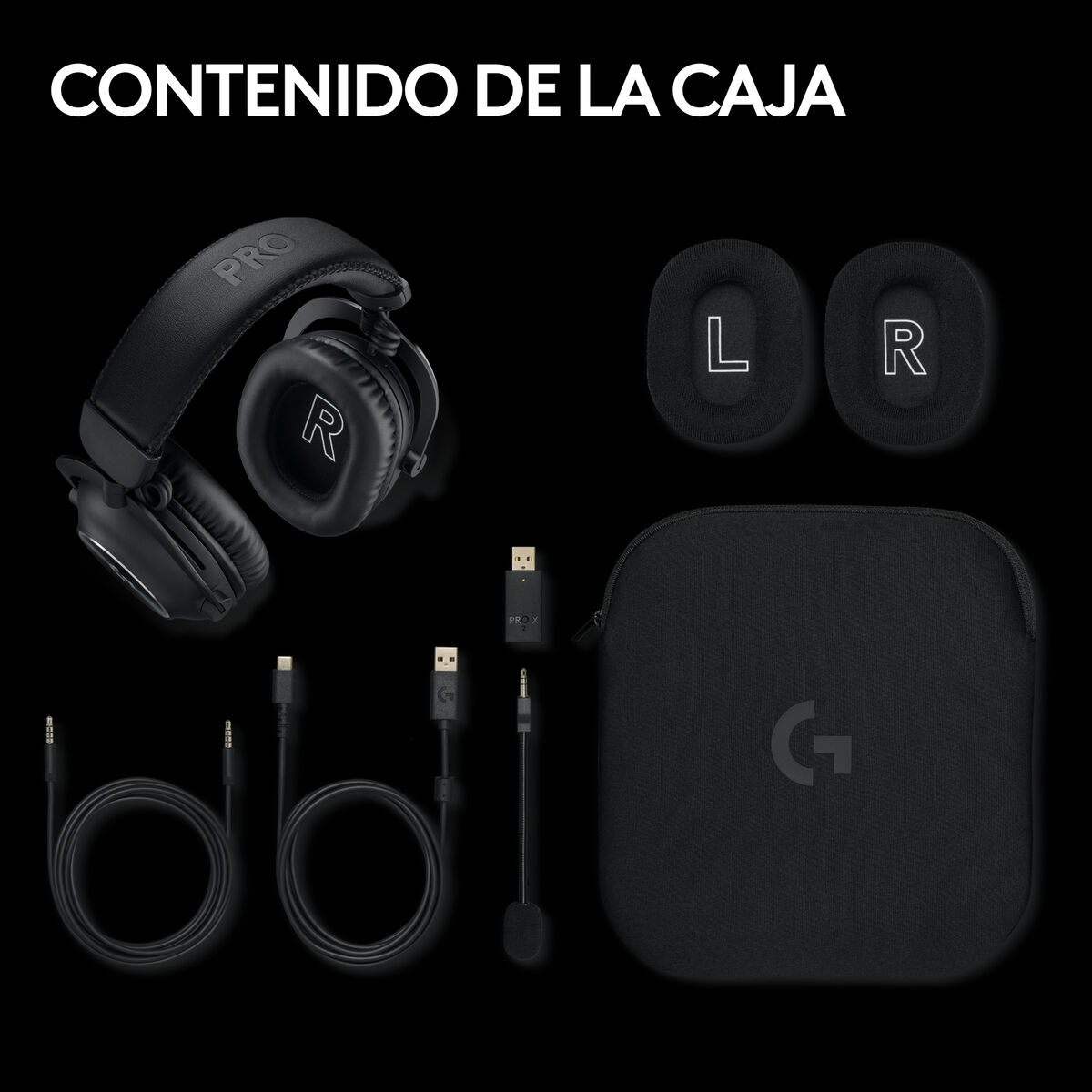 Auriculares Logitech PRO X 2 Negro