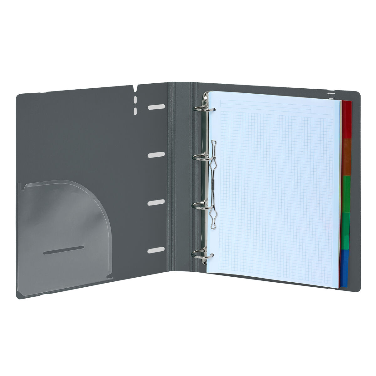 Carpeta de anillas Safta Dark grey