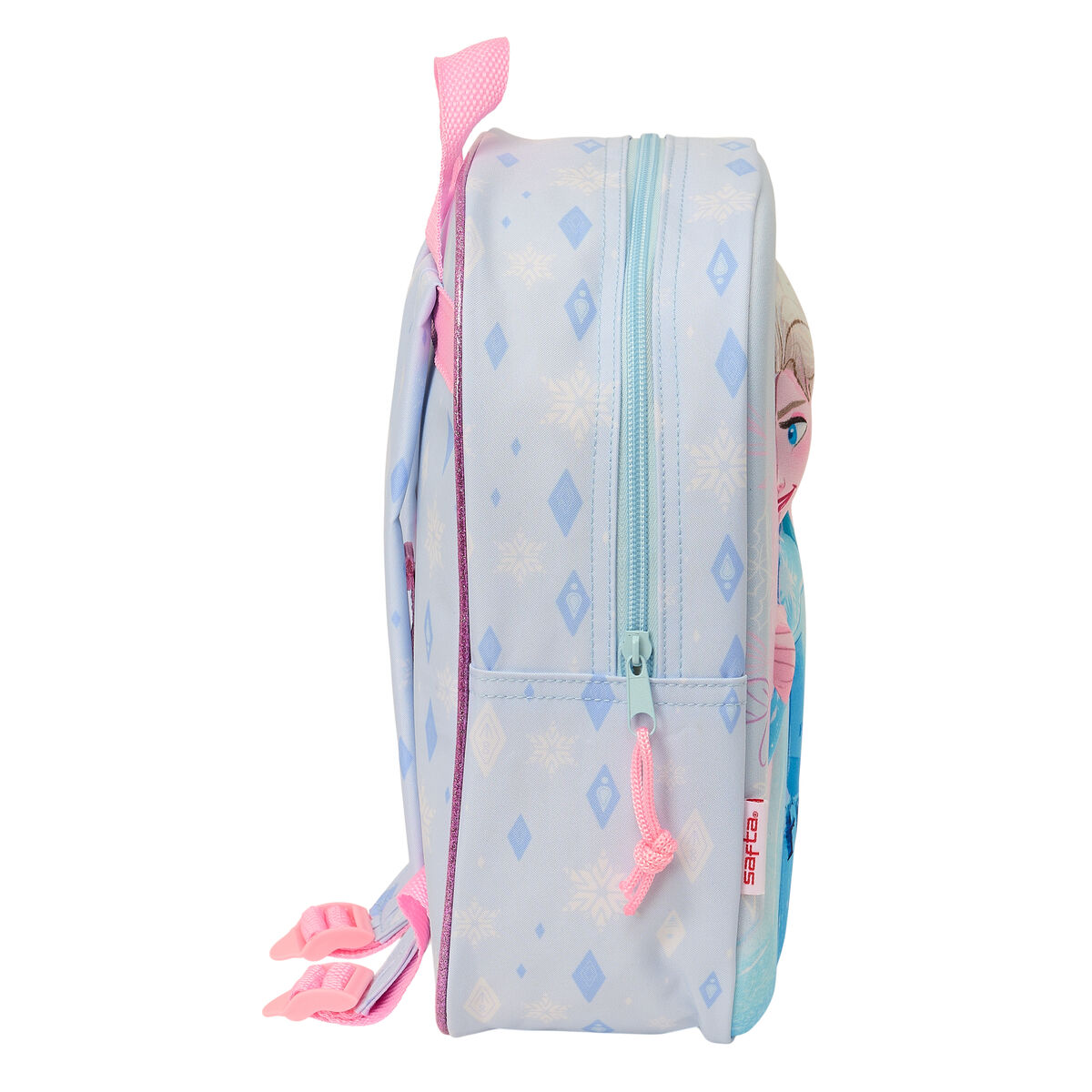 Mochila Escolar Frozen Lila 22 x 27 x 10 cm 3D