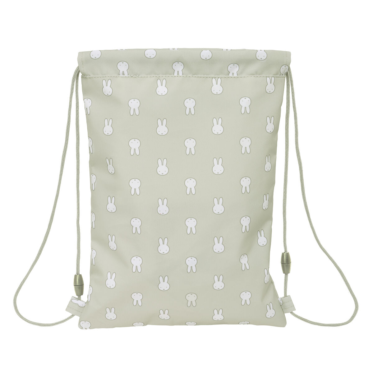 Bolsa Mochila con Cuerdas Miffy Niebla Gris 26 x 34 x 1 cm