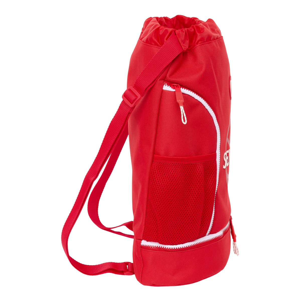 Bolsa Mochila con Cuerdas Sevilla Fútbol Club Rojo 35 x 40 x 1 cm