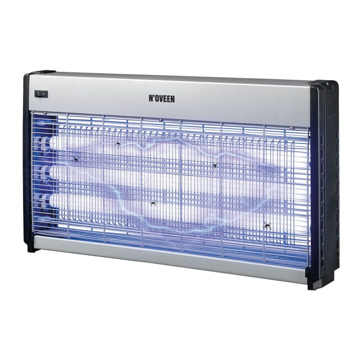 Lámpara Antimosquitos N'oveen IKN60 Blanco Plateado Metal