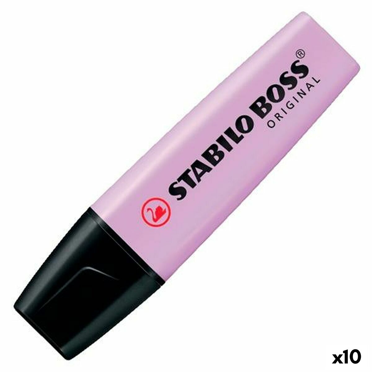 Subrayador Stabilo Violeta Pastel (10 Unidades)
