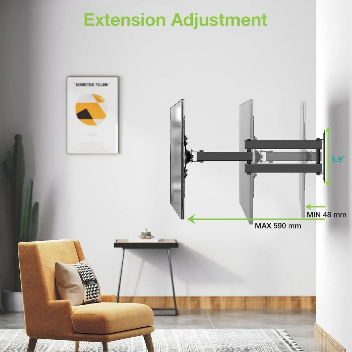 Soporte de Pared Techly ICA-PLB 136M 55" 23"