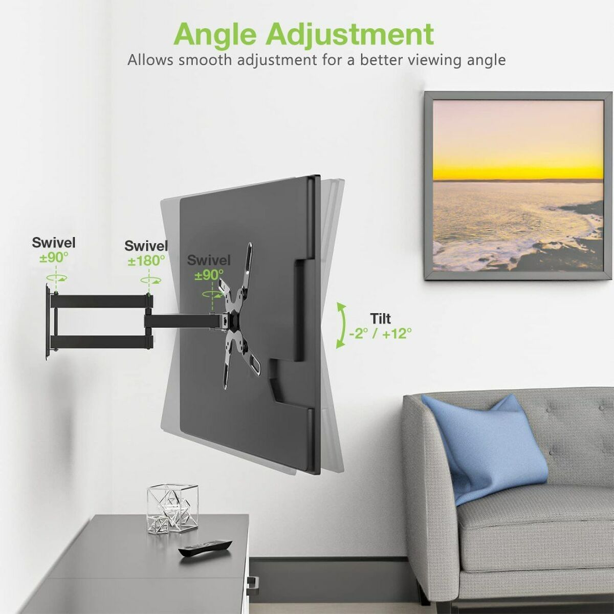 Soporte de Pared Techly ICA-PLB 136M 55" 23"