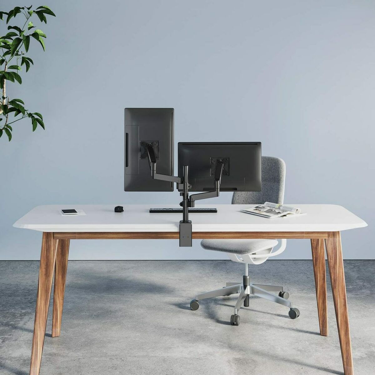 Soporte de Mesa para Pantalla Manhattan 461597 17" 32"