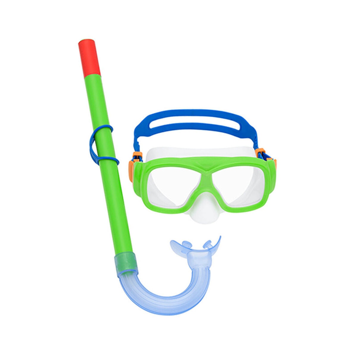Bestway Conjunto Mascara y Tubo Adulto Valvula de Purga Color Surtido +14 Años Playa y Piscina 24029