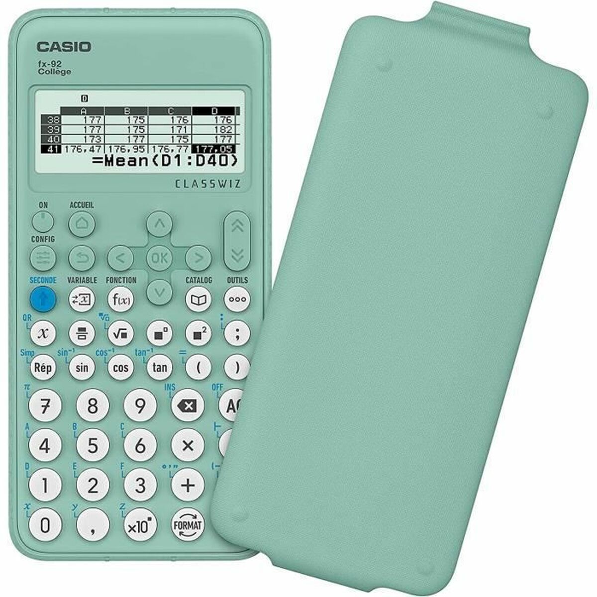 Calculadora Científica Casio College FX -92+ Verde