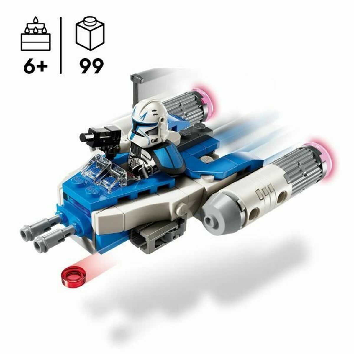 Juego de Construcción Lego Captain Rex's Y-Wing Microfighter Multicolor