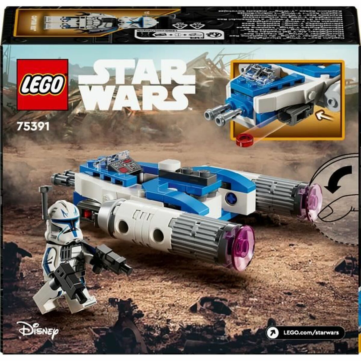Juego de Construcción Lego Captain Rex's Y-Wing Microfighter Multicolor