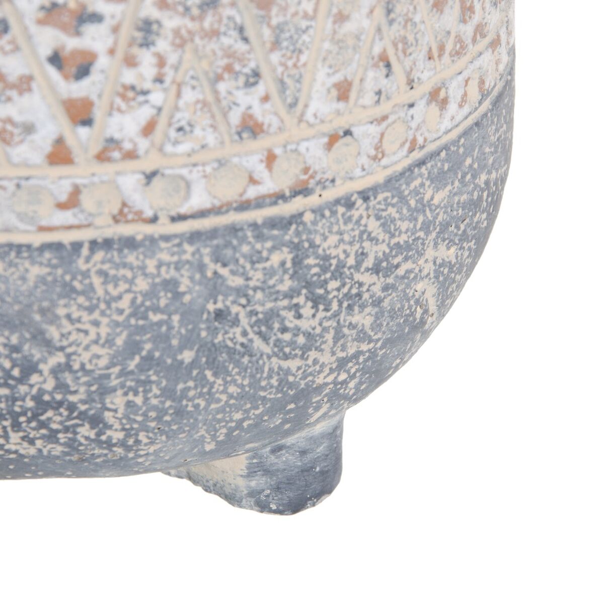 Macetero Gris Cemento 17,5 x 17,5 x 16,5 cm