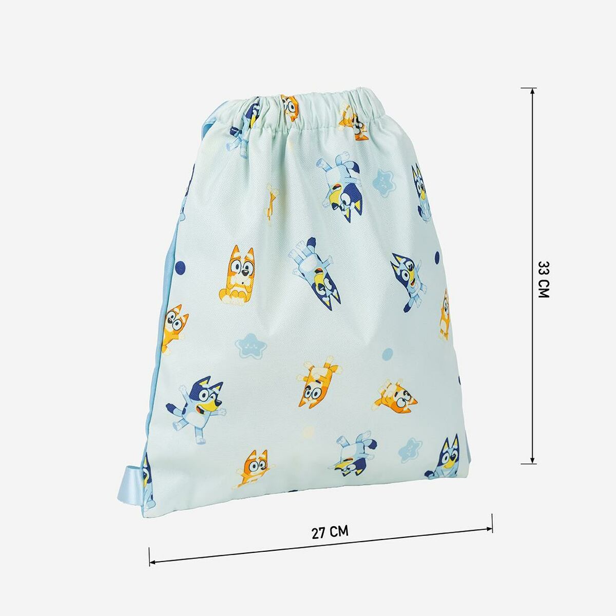 Mochila Saco Infantil Bluey 27 x 33 cm