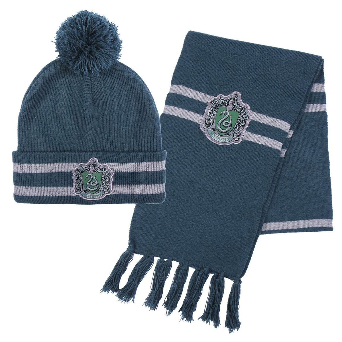 Gorro y Bufanda Harry Potter Dark Green