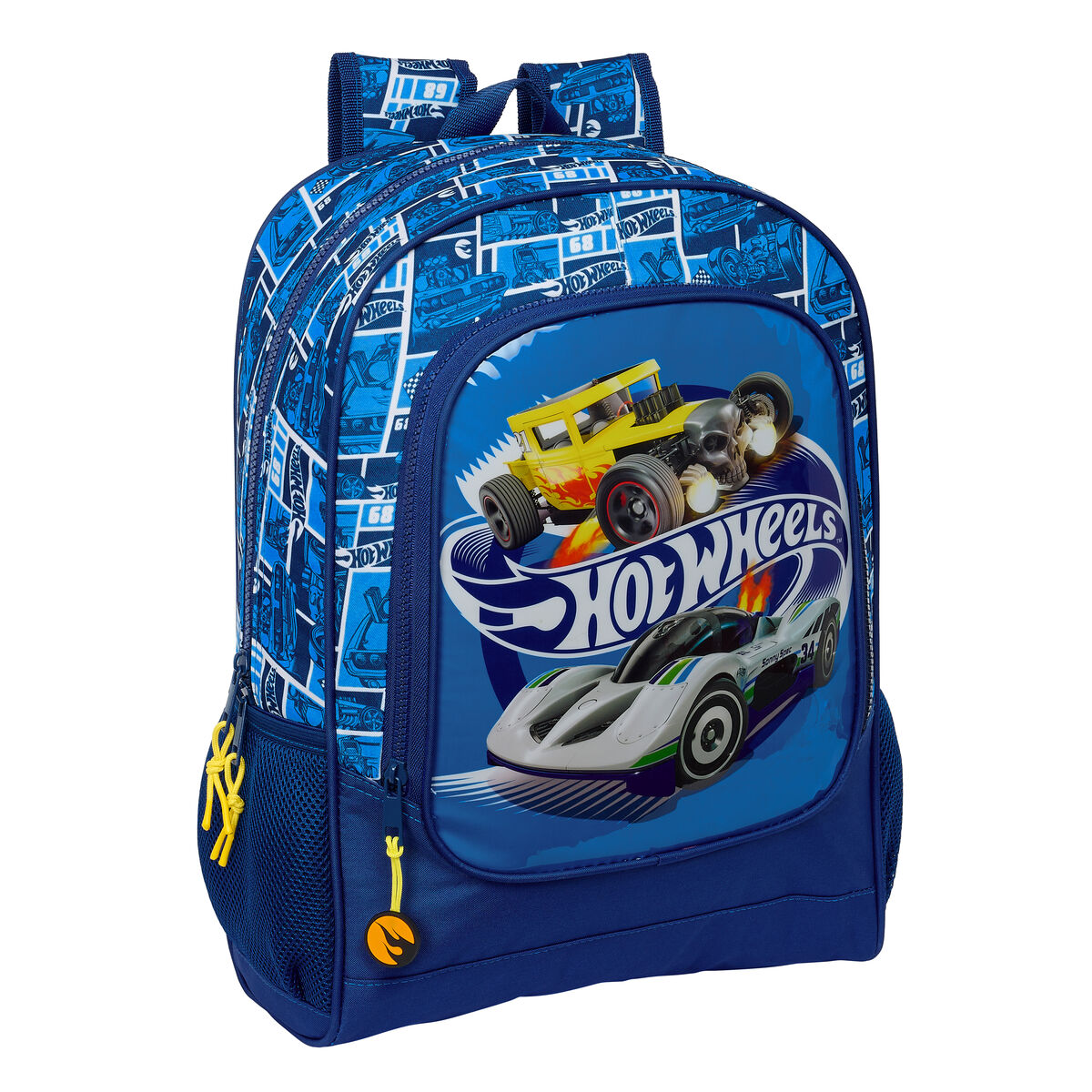 Mochila Escolar Hot Wheels Sonny Azul marino 32 x 42 x 14 cm