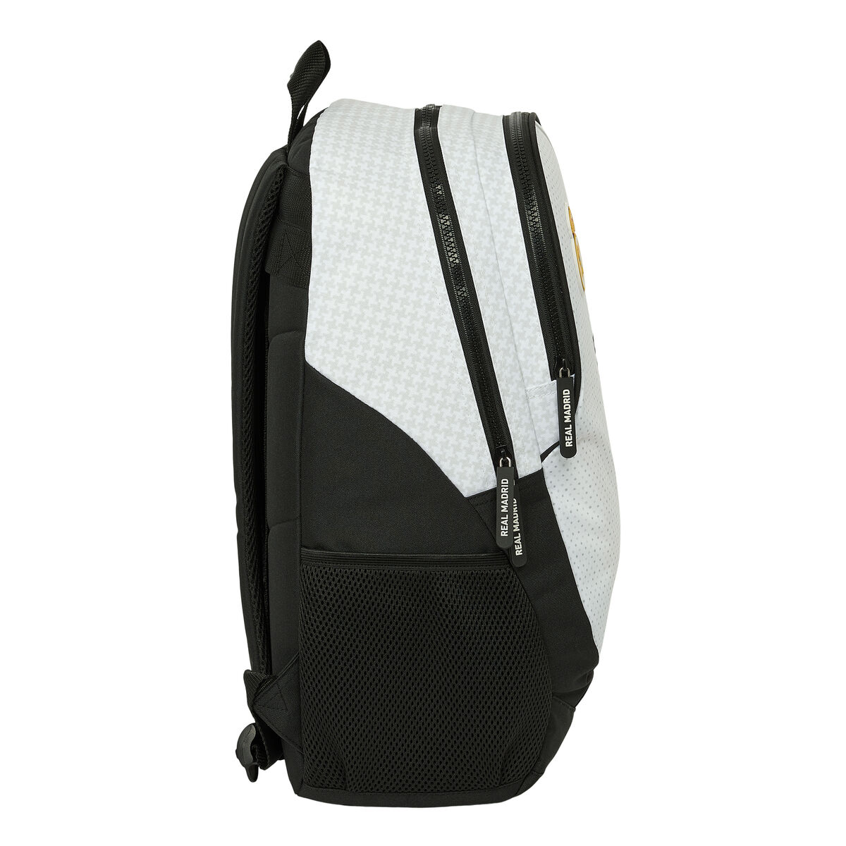 Mochila Escolar Real Madrid C.F. 24/25 Blanco Gris 32 x 44 x 16 cm