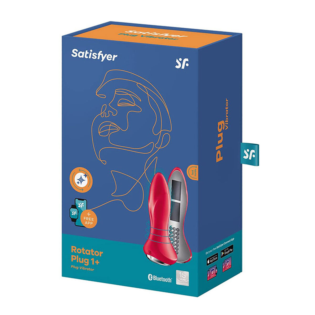 Vibrador anal Satisfyer Rojo