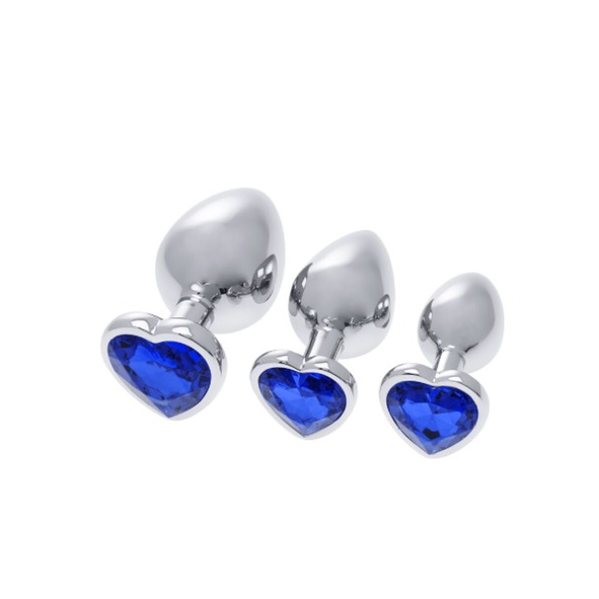 Plug Anal S Pleasures Azul Plateado