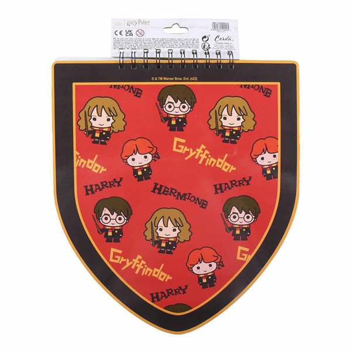 Set de Papelería Harry Potter Rojo Cuaderno (30 x 30 x 1 cm)