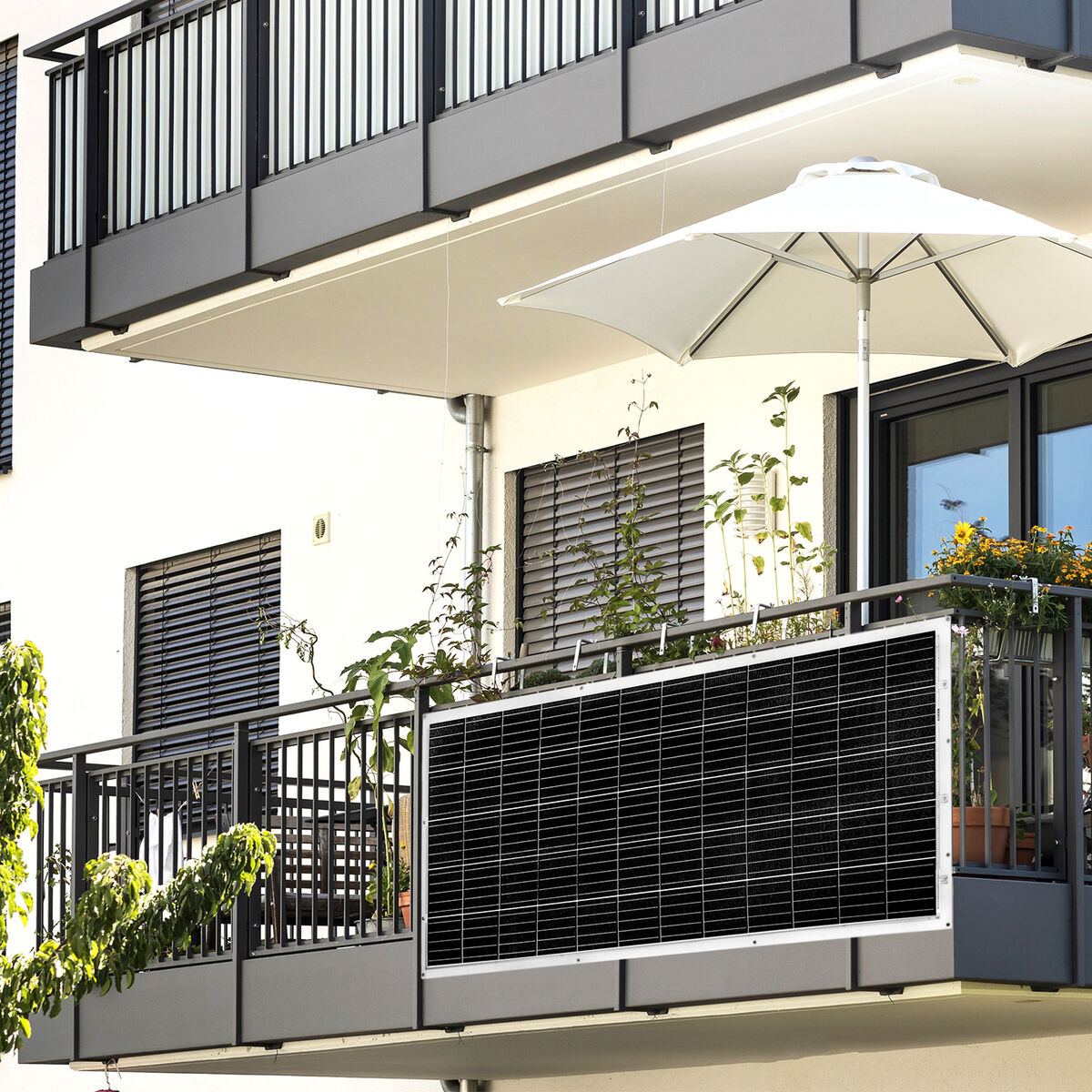 TORNASOL Kit solar autoinstalable 300W, panel solar monocristalino ultraligero flexible