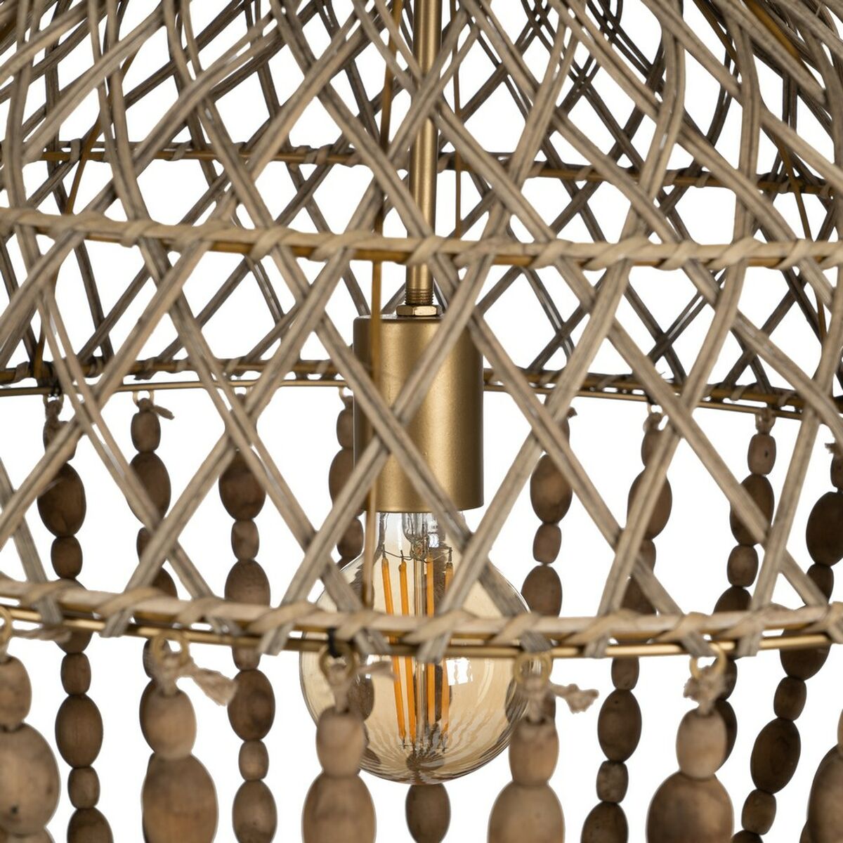 Lámpara de Techo Dorado Natural 40 W