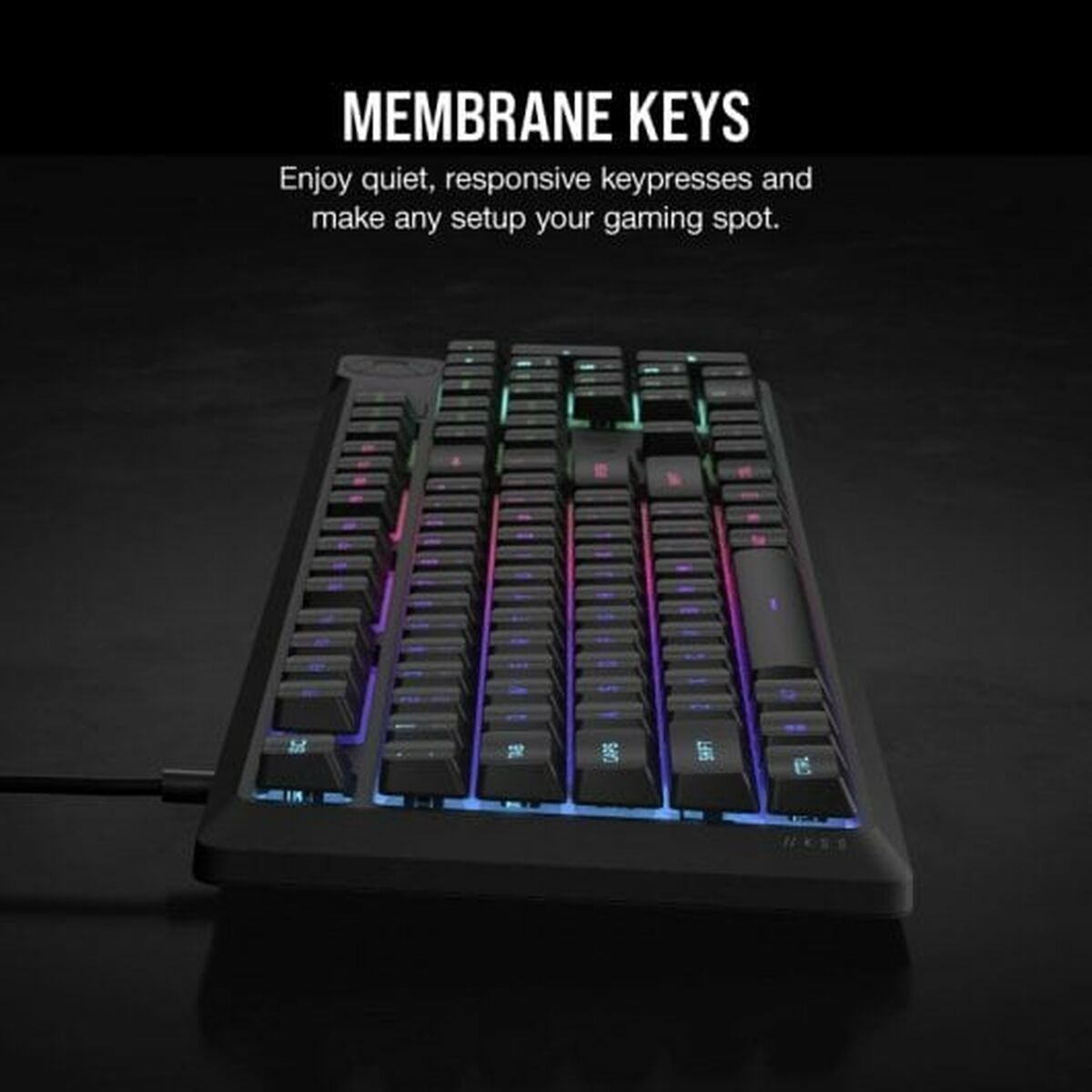 Teclado Gaming Corsair K55 CORE Negro