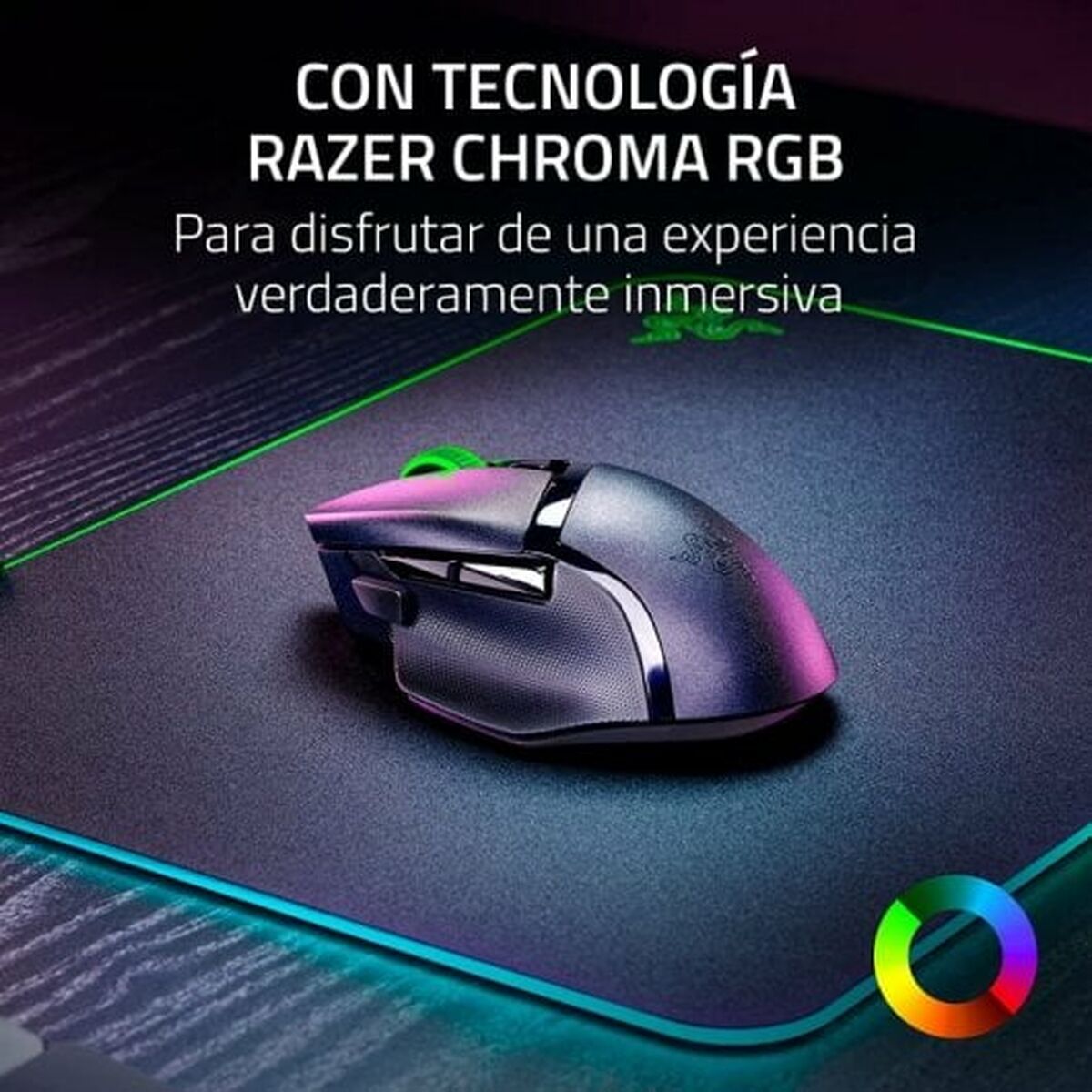 Ratón Gaming con LED Razer RZ01-04870100-R3G1 Negro 18000 dpi