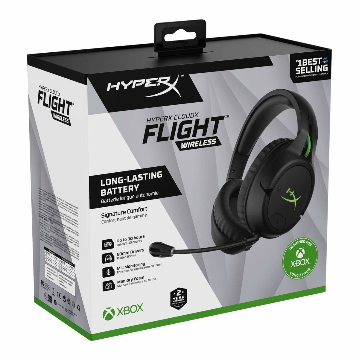 Auriculares con Micrófono Gaming HyperX 4P5J6AA Negro/Verde