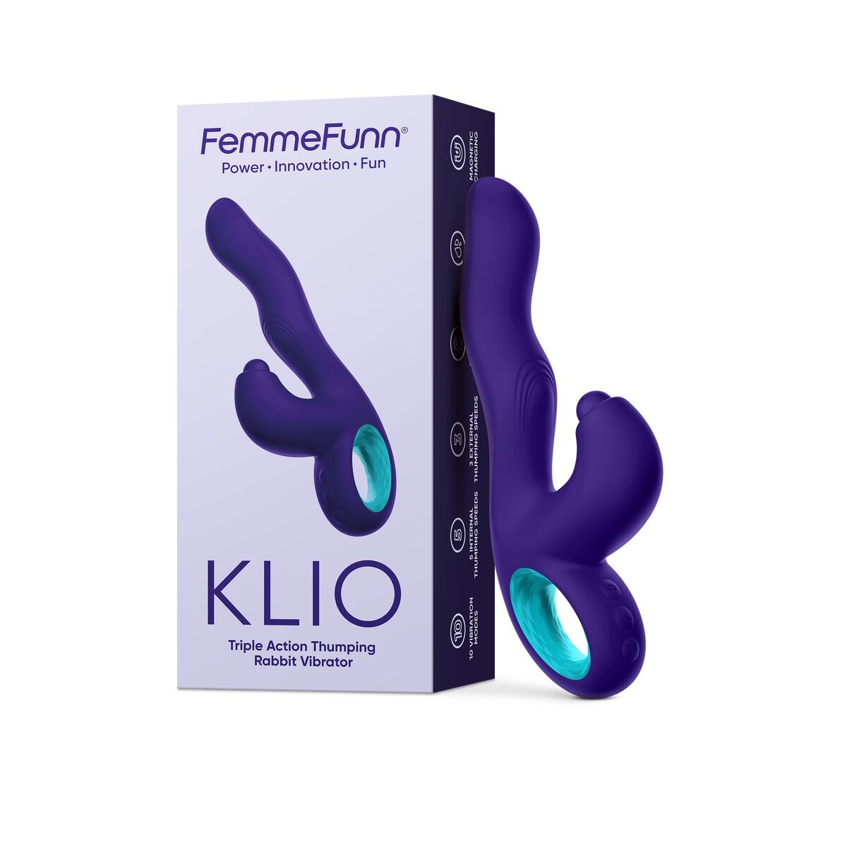 Vibrador Punto G FemmeFunn Klio Morado