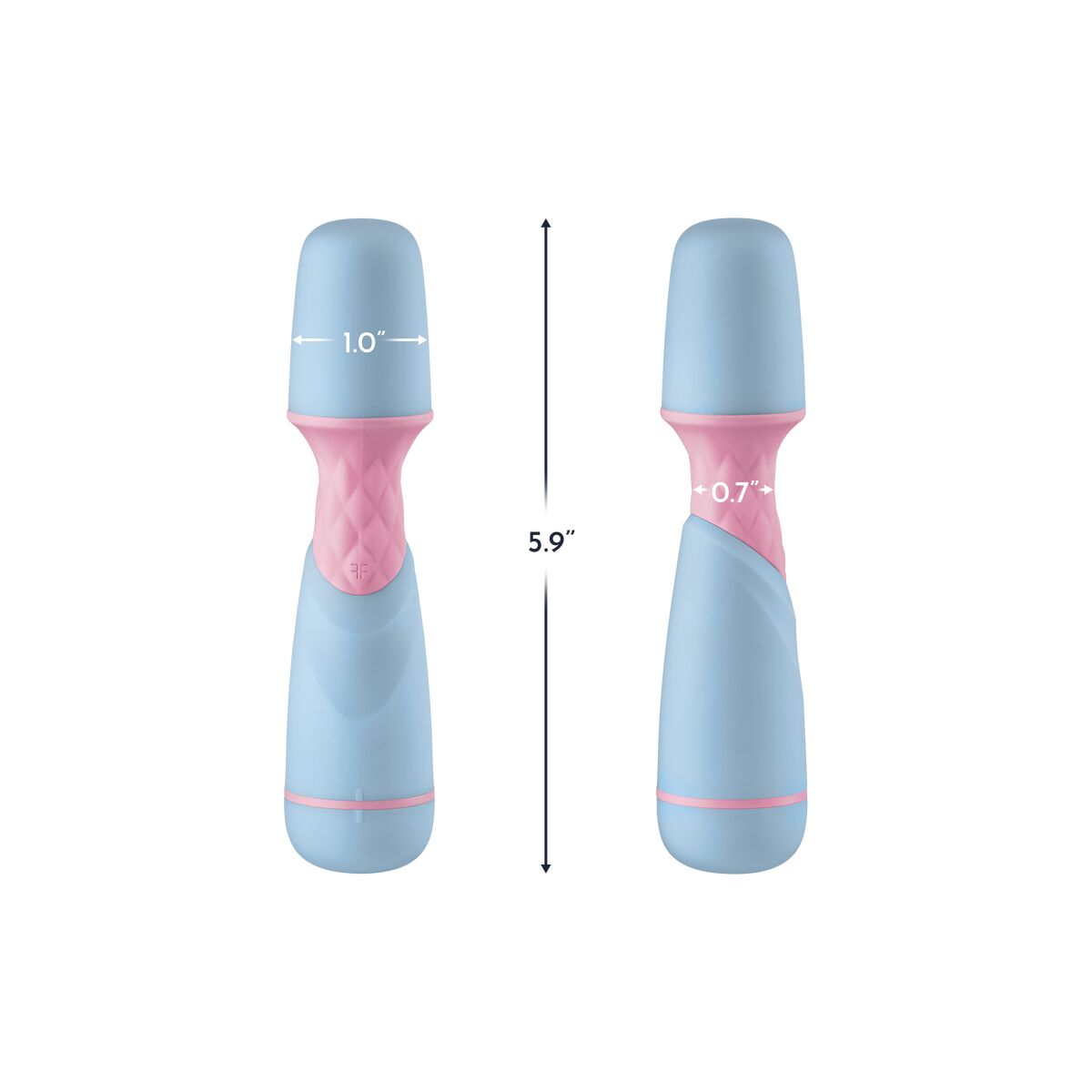 Mini Vibrador FemmeFunn Ffix Wand Azul