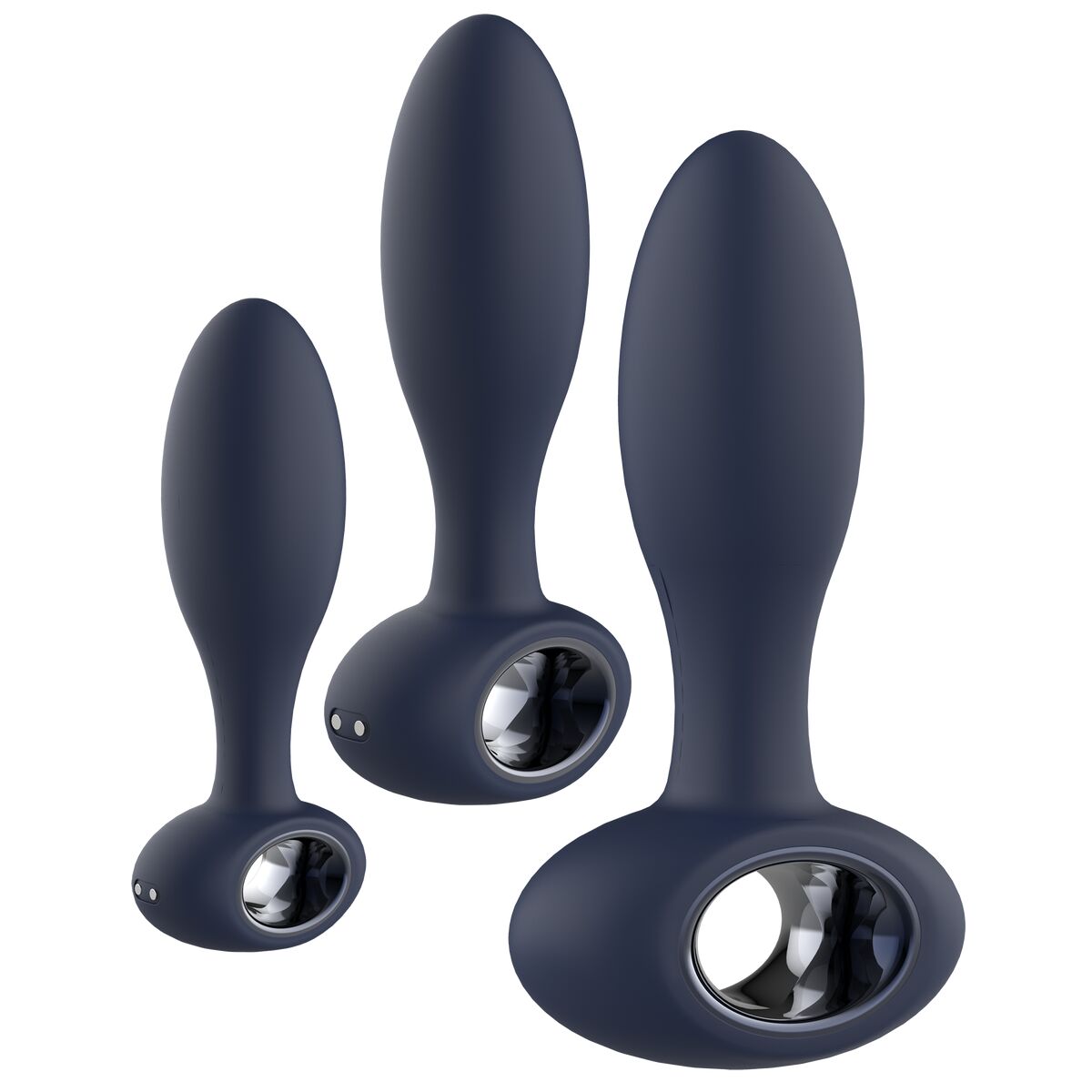 Plug Anal Dream Toys STARTROOPERS  Azul 3 Piezas