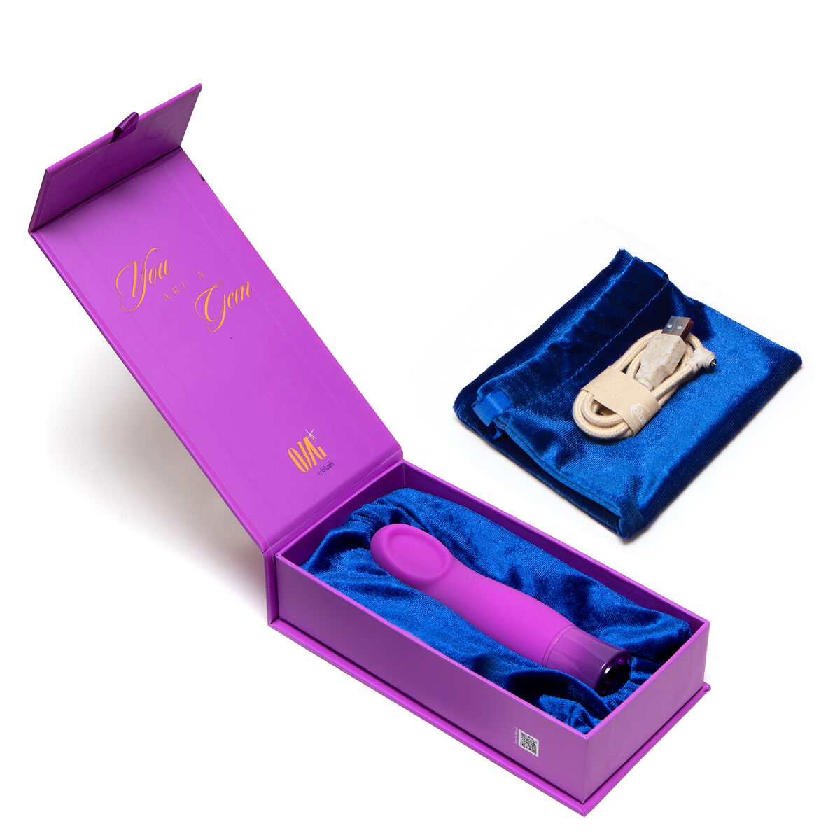 Mini Vibrador Blush Oh My Gem Charm Morado